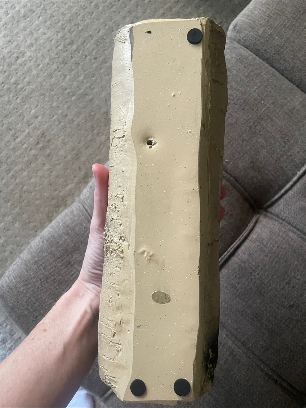 Faux Log tea light Holder - Picture 3 of 4